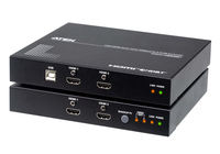 ATEN USB HDMI Dual View HDBaseT 2.0 KVM Extender (4K@100m for Single View)