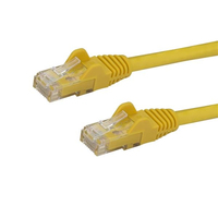 StarTech.com 1m CAT6 Ethernet Cable - Yellow CAT 6 Gigabit Ethernet Wire -650MHz …