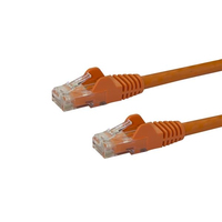 StarTech.com 2m CAT6 Ethernet Cable - Orange CAT 6 Gigabit Ethernet Wire -650MHz …