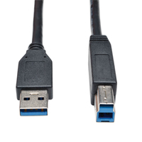 Eaton Tripp Lite Series USB 3.2 Gen 1 SuperSpeed Device Cable (A to B M/M) Black,…