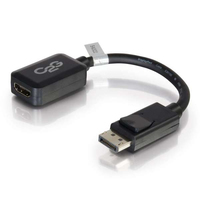 C2G 8in DisplayPort to HDMI Adapter - DP to HDMI Adapter - 1080p - Black - M/F - …