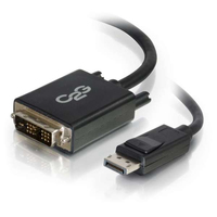 C2G 1m DisplayPort to Single Link DVI-D Adapter Cable M/M - DP to DVI - Black - D…
