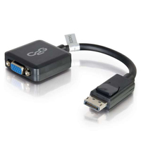 C2G 8in DisplayPort to VGA Adapter - DP to VGA Adapter Converter - Black - M/F - …