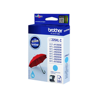Brother LC225XLCBP ink cartridge 1 pc(s) Original Cyan