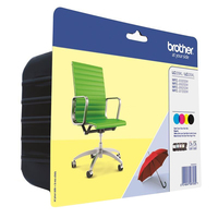 Brother LC-229XLVALBP ink cartridge 4 pc(s) Original Black, Cyan, Magenta, Yellow