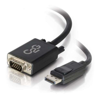 C2G 1m DisplayPort to VGA Adapter Cable - DP to VGA - Black - DisplayPort cable -…