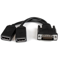 StarTech.com 8 inch (20 cm) DMS-59 to Dual DisplayPort Adapter Cable - 4K x 2K Video …