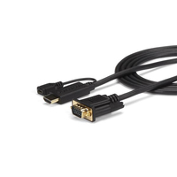 StarTech.com 10 ft HDMI to VGA Active Converter Cable - HDMI to VGA Adapter - 192…
