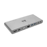 Eaton Tripp Lite Series USB-C Dock, Triple Display - 4K HDMI/DisplayPort, VGA, US…