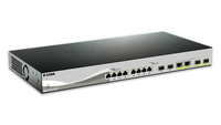 D-Link 8-port 10GBASE-T, 2-port SFP+ and 2-port 10GBASE-T/SFP+ Multi-Gigabit Smar…