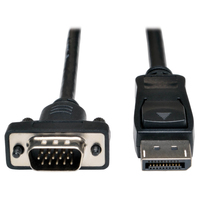Eaton Tripp Lite Series DisplayPort 1.2 to VGA Active Adapter Cable (DP with Latc…