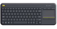 Logitech Wireless Touch Keyboard K400 Plus - Keyboard - wireless - 2.4 GHz - Germ…