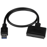 StarTech.com USB 3.1 to 2.5 inch SATA Hard Drive Adapter - USB 3.1 Gen 2 10Gbps with …
