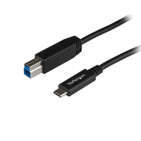 StarTech.com 3.3ft (1m) USB-B to USB-C Cable, USB 10Gbps, Data Cord, USB 3.2 Gen …
