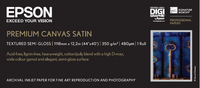 Epson Premium Canvas Satin, 44 inch x 12,2 m, 350g/m²