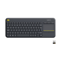 Logitech Wireless Touch Keyboard K400 Plus - Keyboard - wireless - 2.4 GHz - Swis…