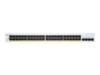 Cisco Business 220 Series CBS220-48P-4G - Switch - smart - 48 x 10/100/1000 (PoE+…