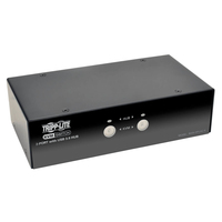 Eaton Tripp Lite series 2-Port DisplayPort KVM Switch w/Audio, Cables and USB 3.0…