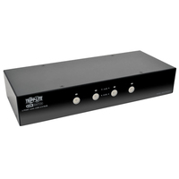 Eaton Tripp Lite series 4-Port DisplayPort KVM Switch w/Audio, Cables and USB 3.0…