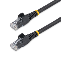 StarTech.com Cat5e Ethernet Patch Cable with Snagless RJ45 Connectors - 10 m, Bla…