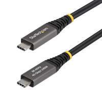StarTech.com 2m (6ft) Active USB4 Cable, 40Gbps, 240W PD, 8K 60Hz/4K 240Hz DP2.1 …
