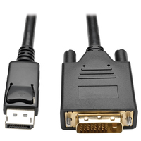 Eaton Tripp Lite Series DisplayPort 1.2 to DVI Active Adapter Cable (DP with Latc…