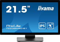 iiyama ProLite 21.5” 10pt Optical Bonded PCAP touchscreen monitor with IPS panel …