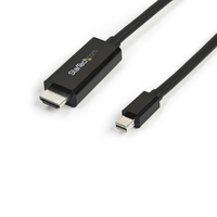 StarTech.com 10ft (3m) Mini DisplayPort to HDMI Cable - 4K 30Hz Video - mDP to HD…
