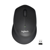 Logitech M330 SILENT PLUS - Mouse - 3 buttons - wireless - 2.4 GHz - USB wireless…