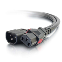 C2G - Power cable - IEC 60320 C14 to power IEC 60320 C13 - AC 250 V - 10 A - 1.8 …