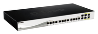 D-Link 12-port 10GBASE-T, 2-port SFP+ and 2-port 10GBASE-T/SFP+ Multi-Gigabit Sma…