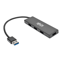 Tripp Lite 4-Port Portable Slim USB 3.0 Superspeed Hub w/ Built In Cable - Hub - …