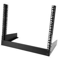 StarTech.com 2-Post 8U Desktop Server Rack, Small Open Frame 19in Computer Rack, …