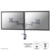 Neomounts FPMA-D1330DSILVER Monitor arm 10-27 inch