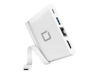 DICOTA USB-C Portable Docking 4-in-1 with HDMI - Docking station - USB-C - HDMI