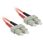 C2G Low-Smoke Zero-Halogen - Patch cable - SC multi-mode (M) to SC multi-mode (M)…