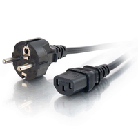 C2G Universal Power Cord - Power cable - power CEE 7/7 (M) to power IEC 60320 C13…