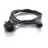 C2G Universal Power Cord - Power cable - BS 1363 (M) to power IEC 60320 C13 - 2 m…