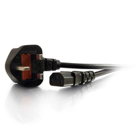 C2G Universal Power Cord - Power cable - BS 1363 (M) to power IEC 60320 C13 - 10 …