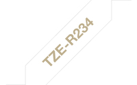 Brother TZE-RN34 label-making tape Gold on navy