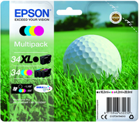 Epson Golf ball C13T34794010 ink cartridge 1 pc(s) Original High (XL) Yield Black…