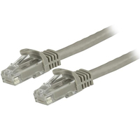 StarTech.com 1.5m CAT6 Ethernet Cable - Grey CAT 6 Gigabit Ethernet Wire -650MHz …