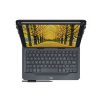 Logitech Universal - Keyboard and folio case - wireless - Bluetooth 3.0 - QWERTY …