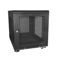 StarTech.com 4-Post 12U Server Rack Cabinet, Lockable 19 inch Data Rack Cabinet for C…