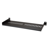 StarTech.com 1U Server Rack Shelf - Universal Vented Rack Mount Cantilever Tray f…