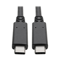 Eaton Tripp Lite Series USB-C Cable (M/M) - USB 3.2, Gen 2 (10 Gbps), 5A (100W) R…