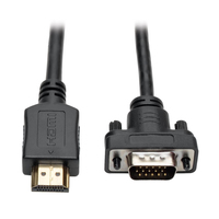 Eaton Tripp Lite Series HDMI to VGA Active Adapter Cable (HDMI to Low-Profile HD1…