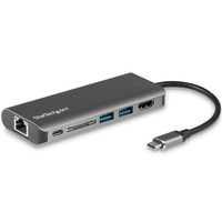 StarTech.com USB C Multiport Adapter, Portable USB-C Dock to 4K HDMI, 2-pt USB 3.…