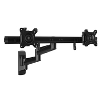 StarTech.com Wall Mount Dual Monitor Arm – Articulating Ergonomic VESA Wall Mount…
