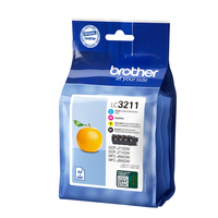 Brother LC3211VAL ink cartridge 4 pc(s) Original Standard Yield Black, Cyan, Mage…